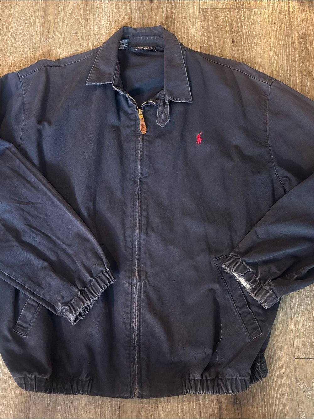 Vintage Polo by Ralph Lauren Navy Bomber with Red Pony (unisex)